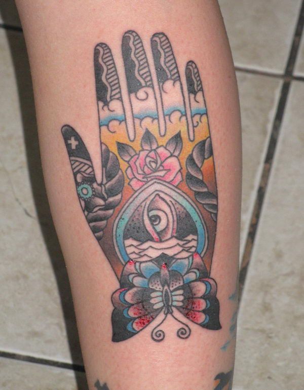 30 Cool Hamsa Tattoo Ideas With Meanings Hative