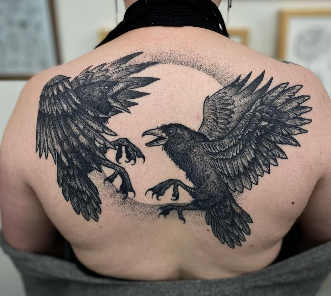 30 Dark Raven Tattoo Ideas For Men Women In 2023