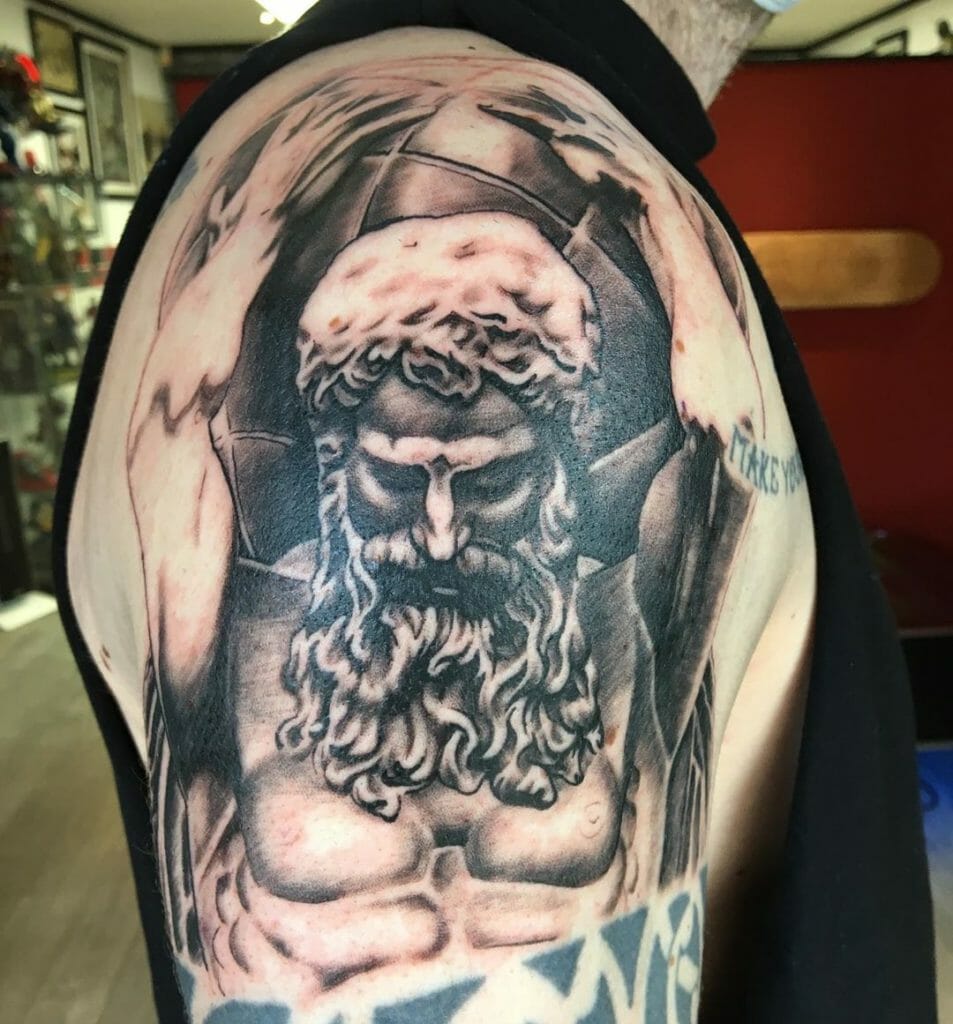 30 Greek Mythology Atlas Tattoos Justinkamile