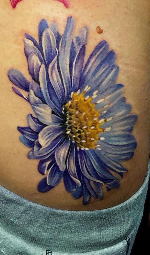 30 Inspiring Aster Tattoos Symbolic Designs And Creative Ideas