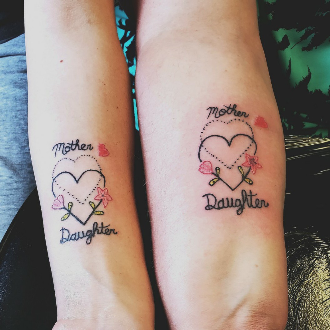 30 Lovely Mother Daughter Tattoos Designs And Meanings Tattoozza