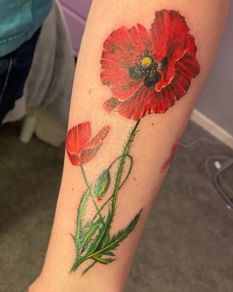 30 Pretty Poppy Tattoos To Inspire You Style Vp Page 27