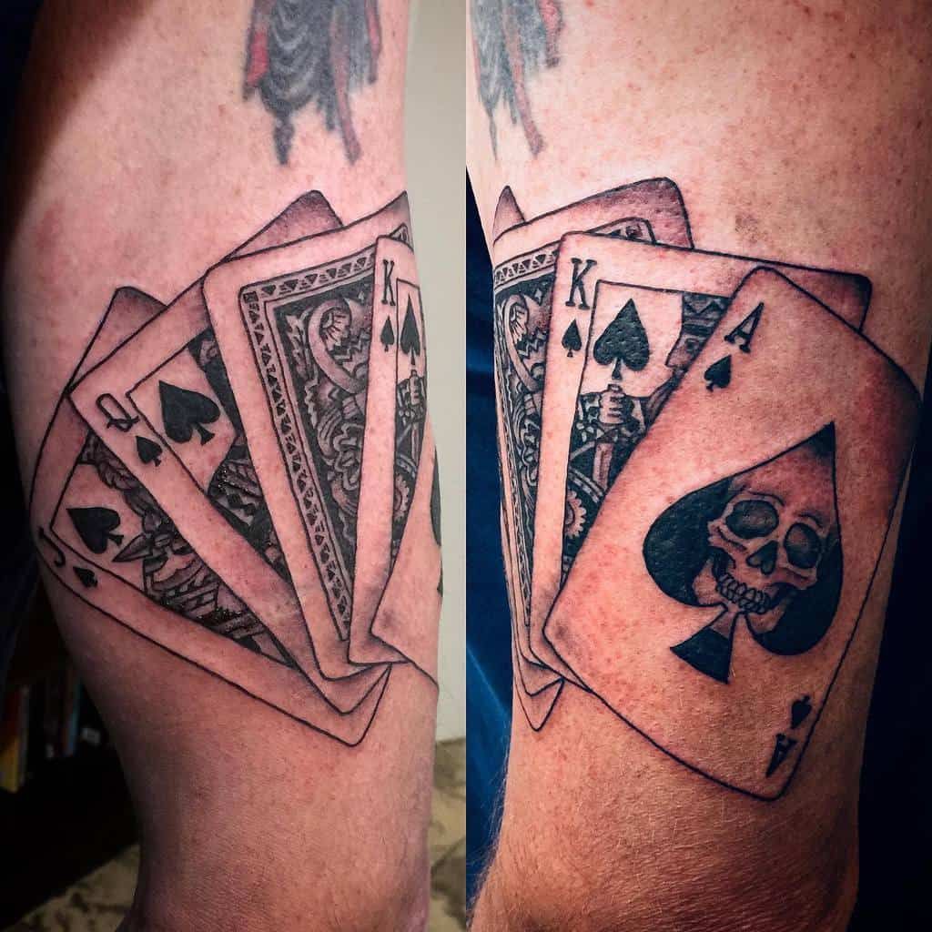 30 Spade Tattoo Ideas That Rock Spade Tattoo Ace Of Spades Tattoo Queen Of Spades Tattoo