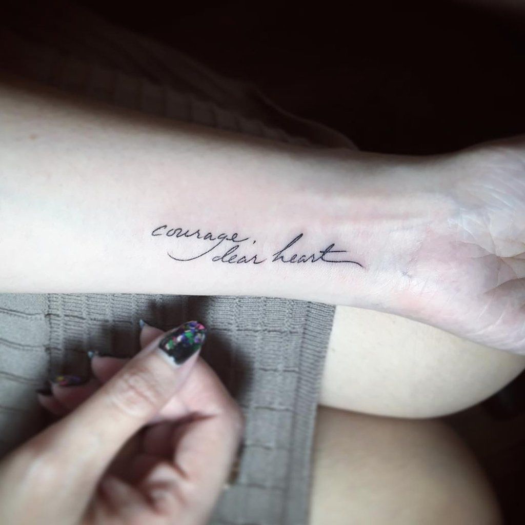 31 Inspirational Tattoos That Will Encourage You To Live Your Best Life Yet Writing Tattoos