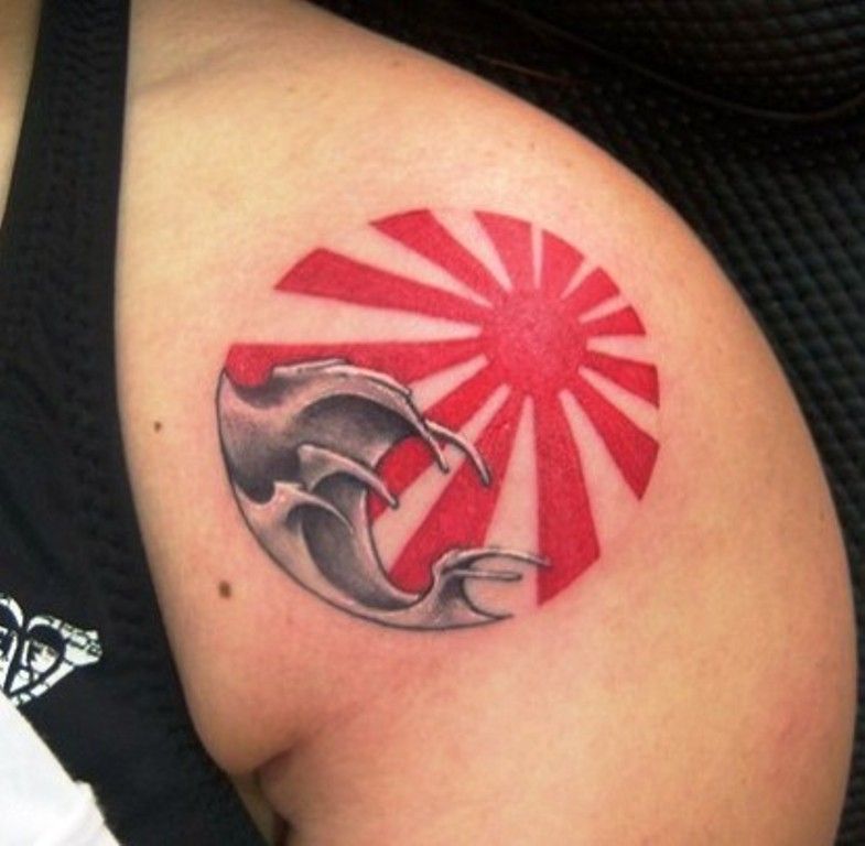 32 Japanese Rising Sun Tattoo Meaning Ideas Rising Sun Tattoos Sun