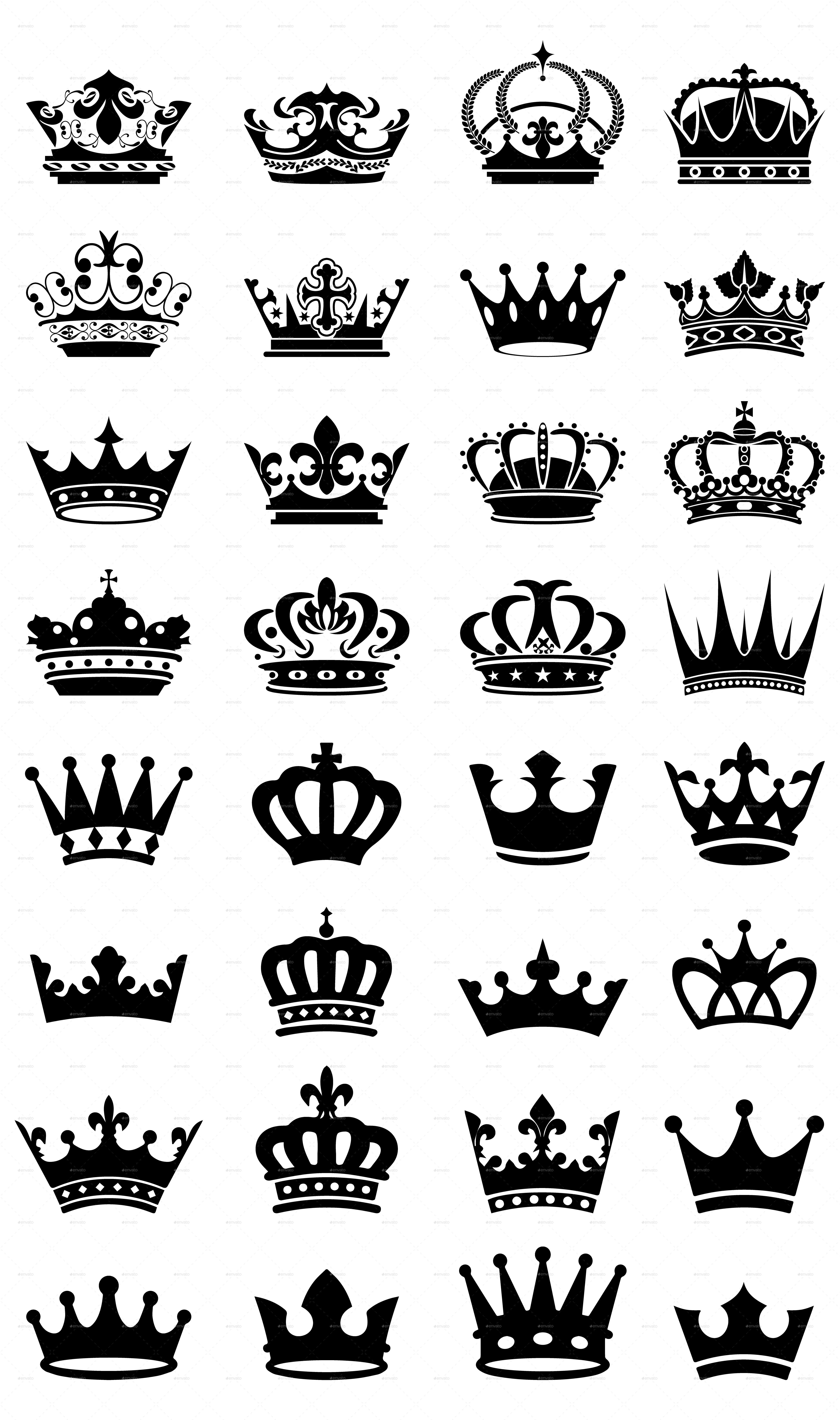 32 Royal Black Crowns Ad Royal Sponsored Crowns Black Crown Tattoo Design Small Crown