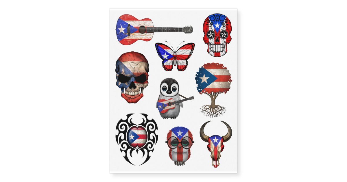 33 Puerto Rican Flag Tattoo Designs Suadmeganne