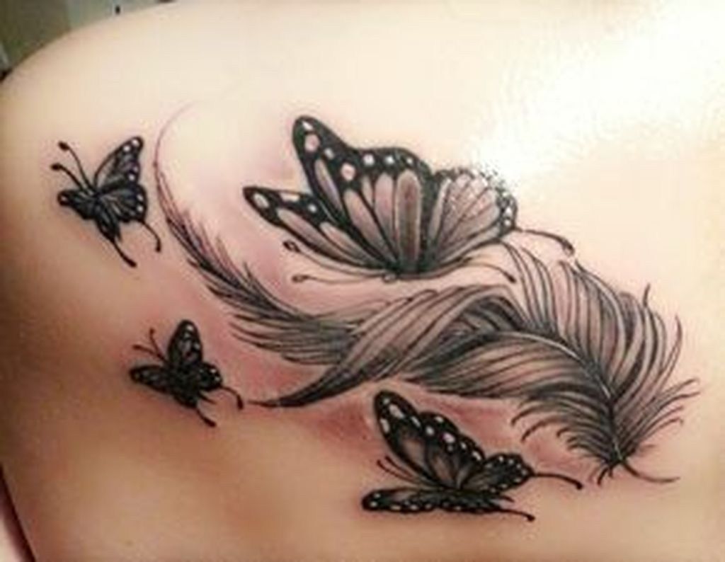 34 Stunning Feather Tattoo Ideas Fashionmoe Feather Tattoos Girl