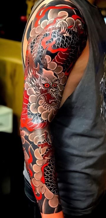 35 Awesome Traditional Japanese Sleeve Tattoos Tattoo Me Now