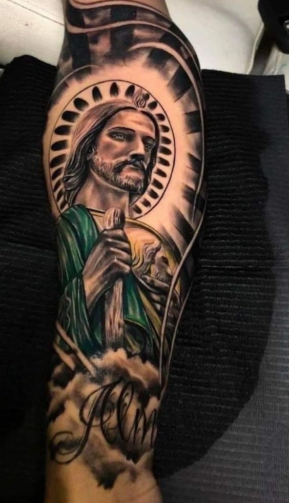 35 Tatuajes De San Judas Tadeo Un S Mbolo De Esperanza Fe Y Fortaleza