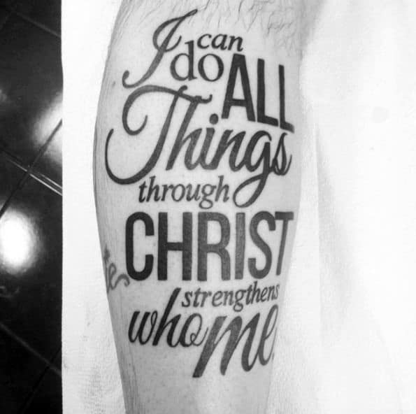 36 Philippians 4 13 Tattoo With Clouds