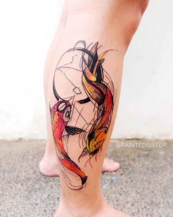 36 Stunning Pisces Tattoos That Capture The Uniqueness Of The Sign Pisces Tattoo Designs