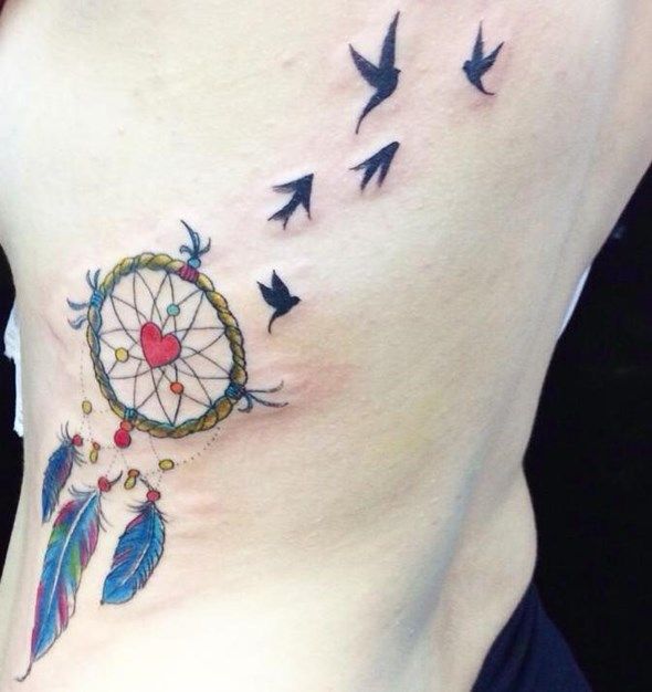 38 Small Dreamcatcher Tattoo Placement Ideas