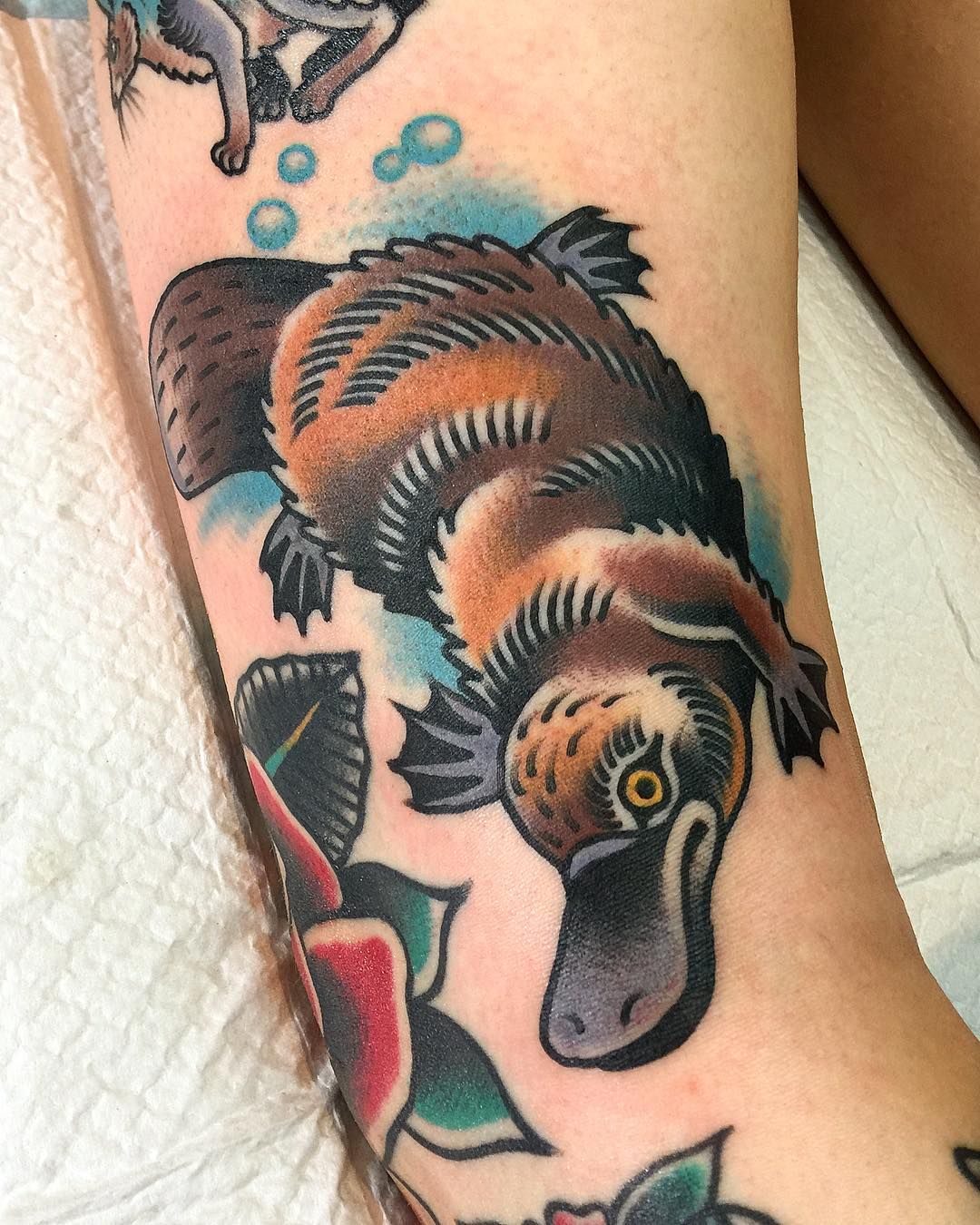 3D Platypus Tattoo Rasersavers