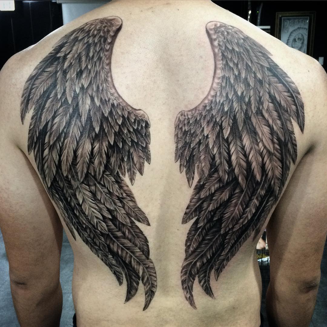 40 Amazing Wing Tattoo Ideas For Men Youtube