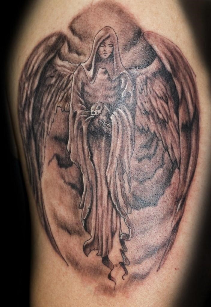 40 Beautiful Angel Tattoo Ideas Guardian Baby Angel Designs