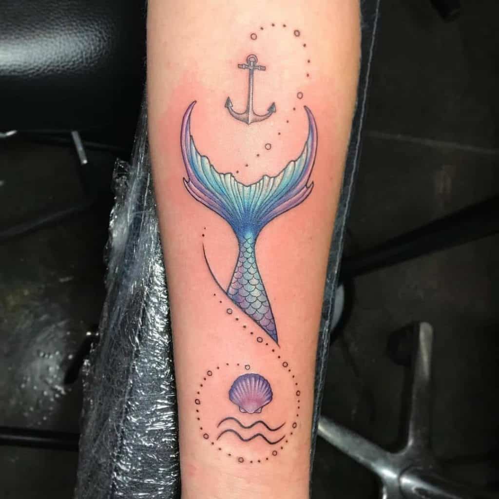 40 Best Aquarius Tattoo Designs And The Symbolism Behind Them Saved Tattoo