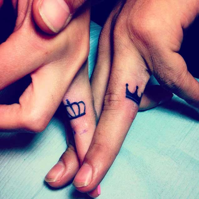 40 King Queen Tattoos That Will Instantly Make Your Relationship