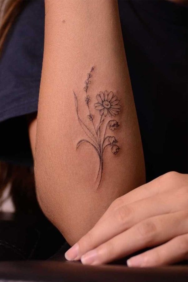 40 Lily Of The Valley Tattoo Ideas Lily Of The Valley Birth Flower