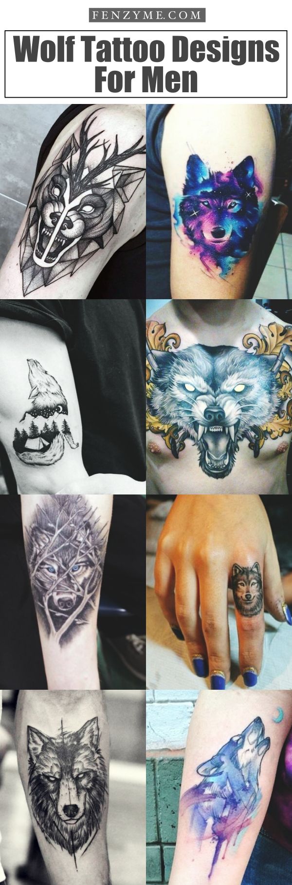 40 Masculine Wolf Tattoo Designs For Men