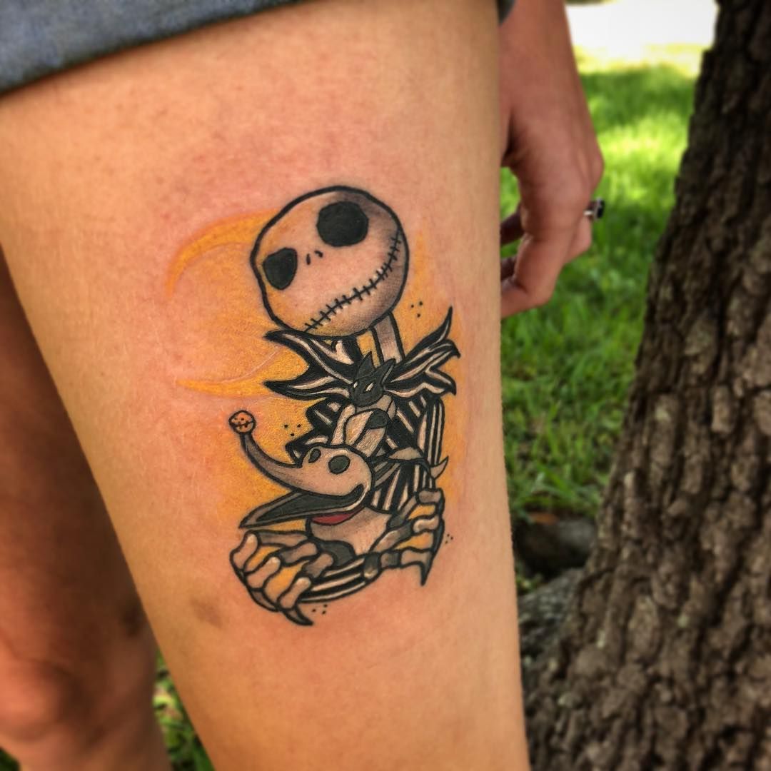 40 Nightmare Before Christmas Tattoos Amazing 3D Tattoos Badass