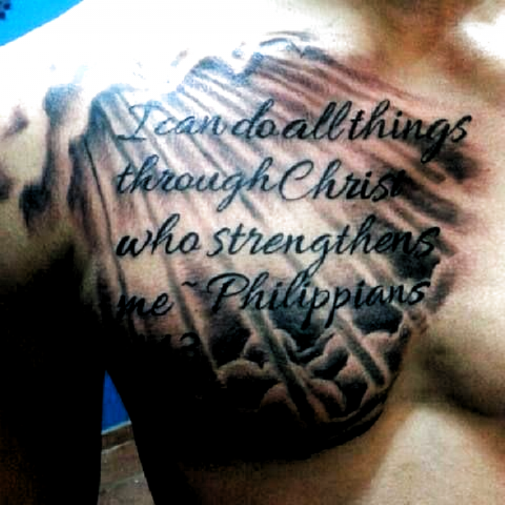 40 Philippians 4 13 Tattoo Designs For Men Bible Verse Ideas Free