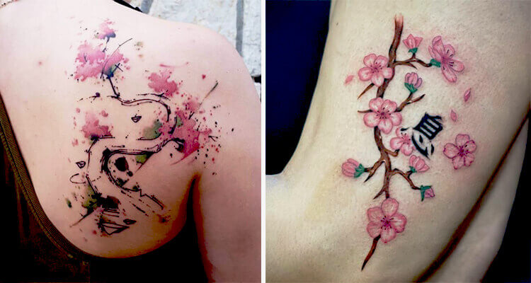 40 Prettiest Cherry Blossom Tattoo Design Ideas With Meaning