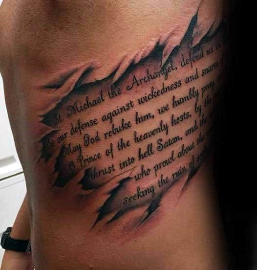 40 Rib Quote Tattoo Designs For Men 2024 Inspiration Guide Tattoo Quotes For Men Tattoo