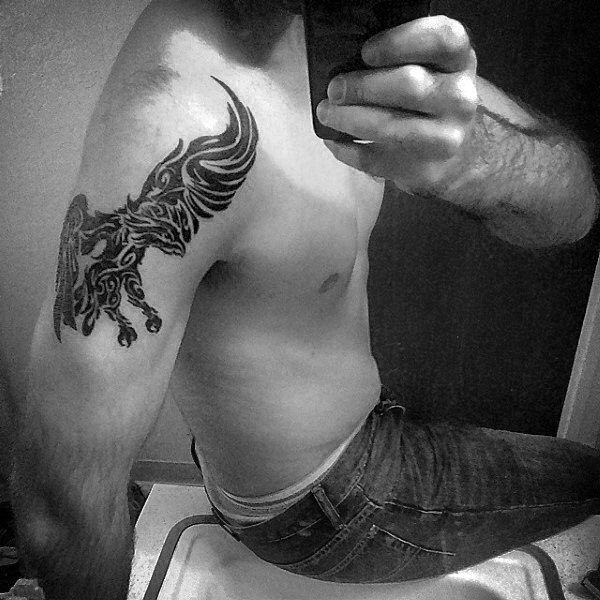 40 Tribal Eagle Tattoo Designs For Men Bird Ink Ideas