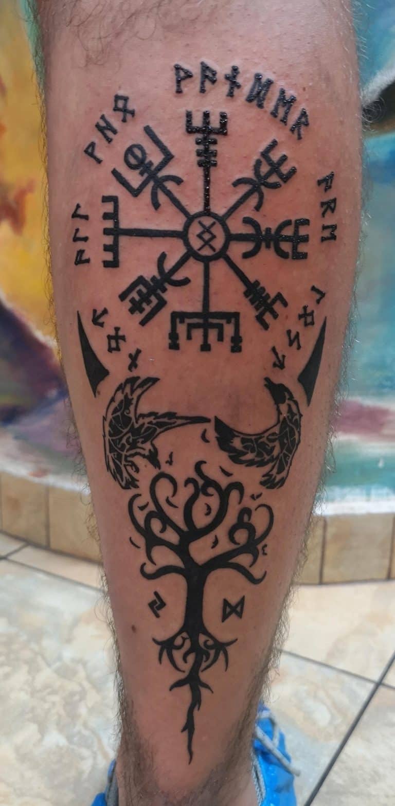 40 Viking Compass Tattoos Meanings Placement More