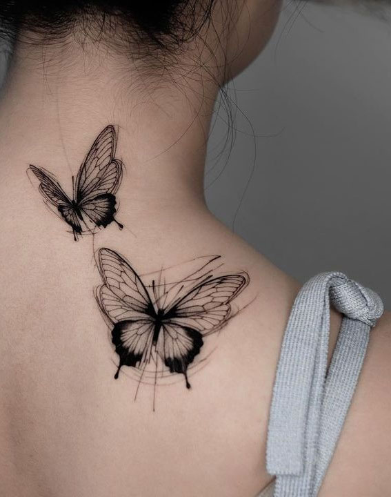 41 With Names Intertwined Butterfly Tattoo Ideas Butterfly Tattoo Butterfly Name Tattoo Tattoos