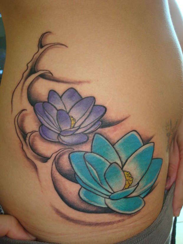 43 Attractive Lotus Flower Tattoo Designs