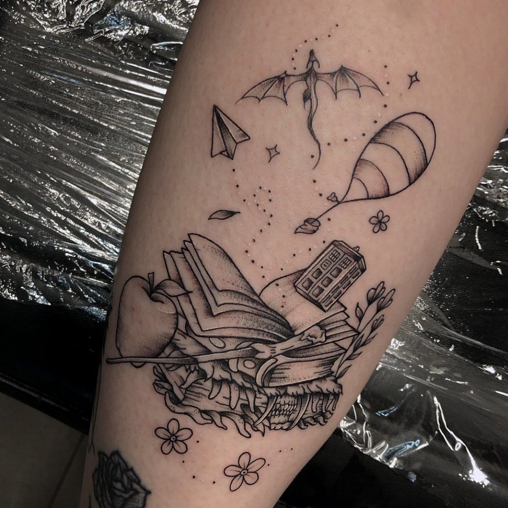 44 Adorable Tattoo Designs For Book Lovers Trendy Tattoos Bookish