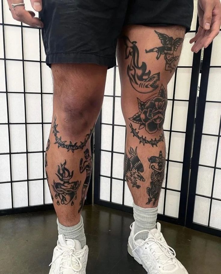 45 Of The Most Epic Leg Tattoos Leg Tattoo Men Tattoo Designs Men