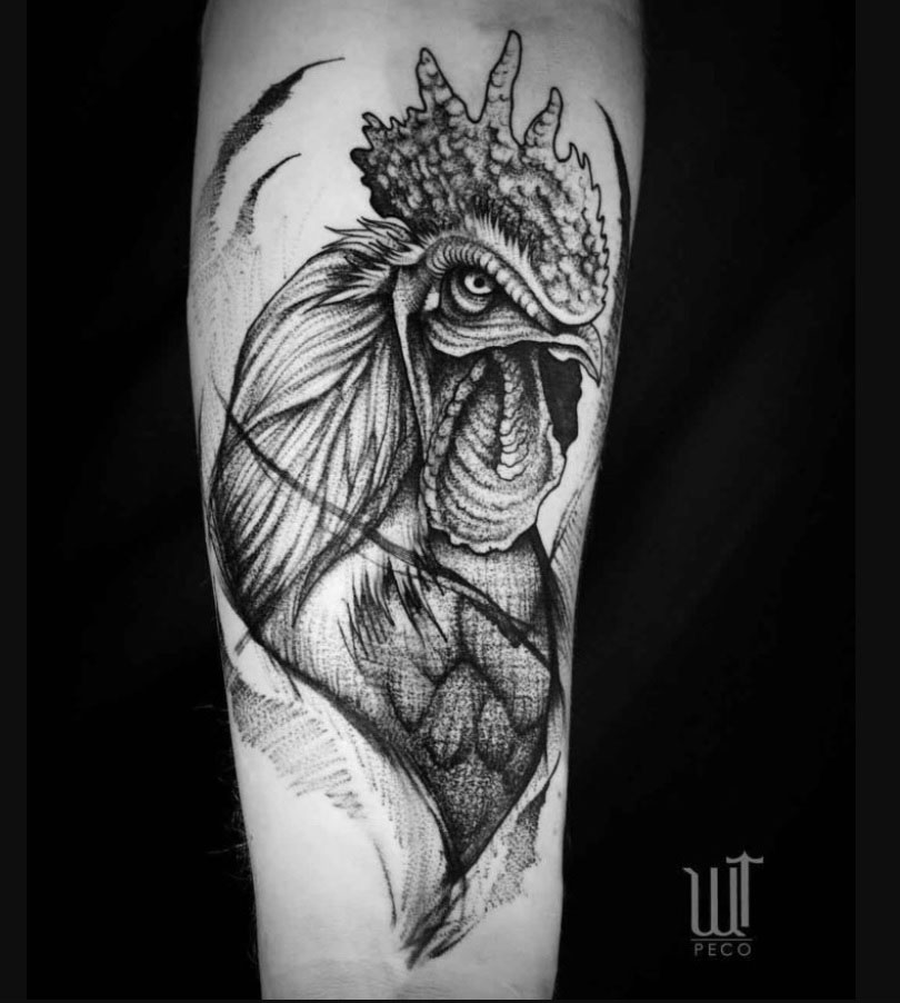 45 Pig And Rooster Tattoo Ideas Rooster Tattoo Tattoos With Meaning