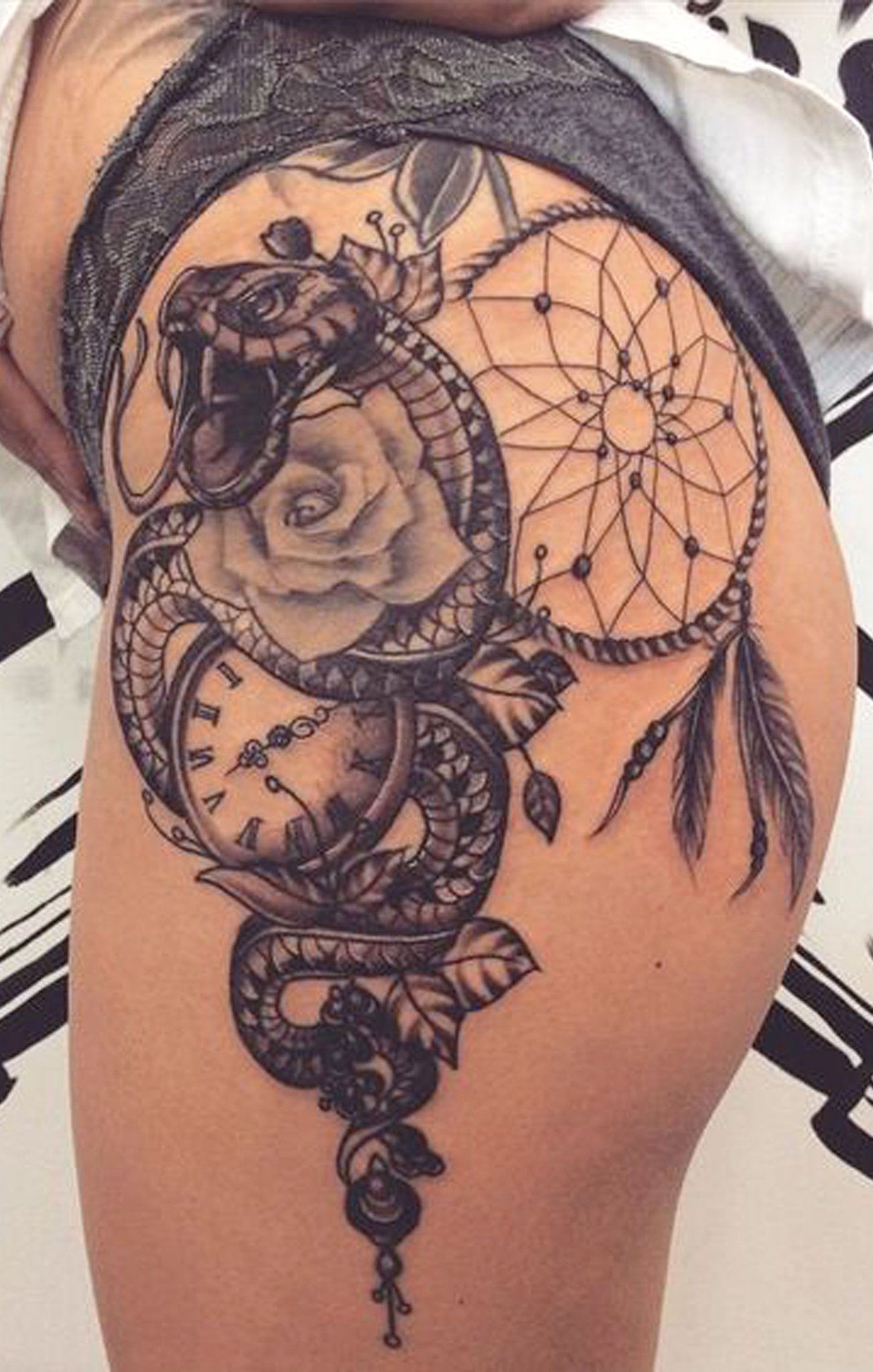 46 Trendy Leg Tattoos Ideas Women Hip Tattoo Designs Hip Thigh