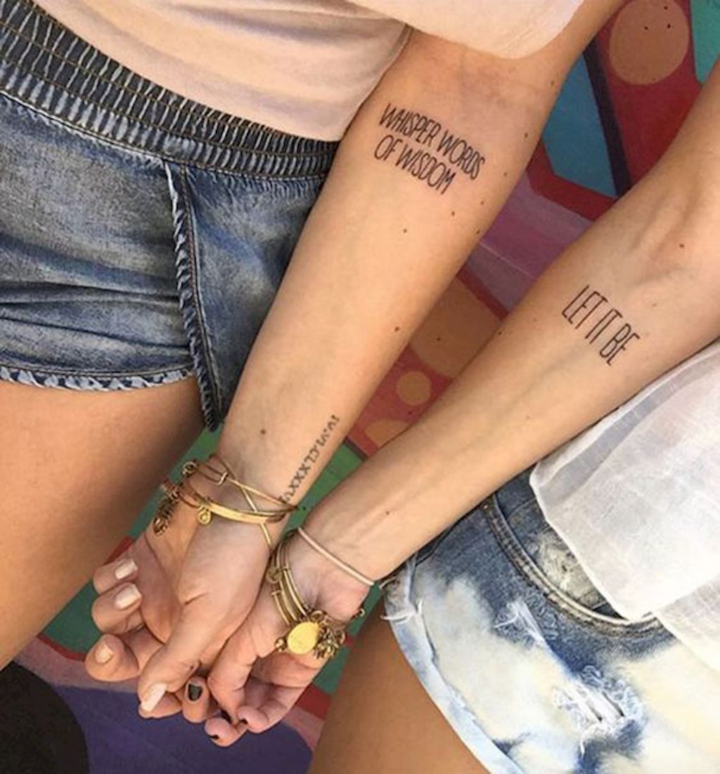 47 Awesome Small Best Friend Tattoo Designs Ideas Bellestilo Com