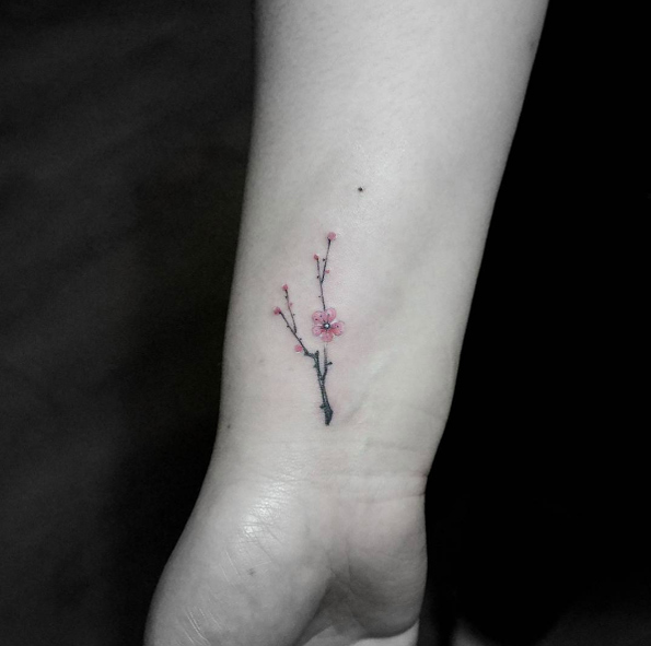 48 Cherry Blossom Tattoos That Are Way Beyond Perfect Tattooblend