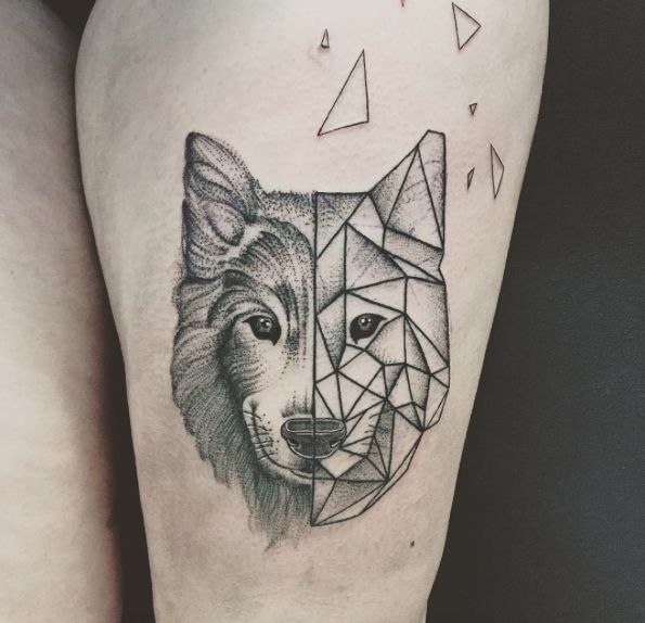 48 Powerful Wolf Tattoo Designs Tribal Traditional Lone Wolf