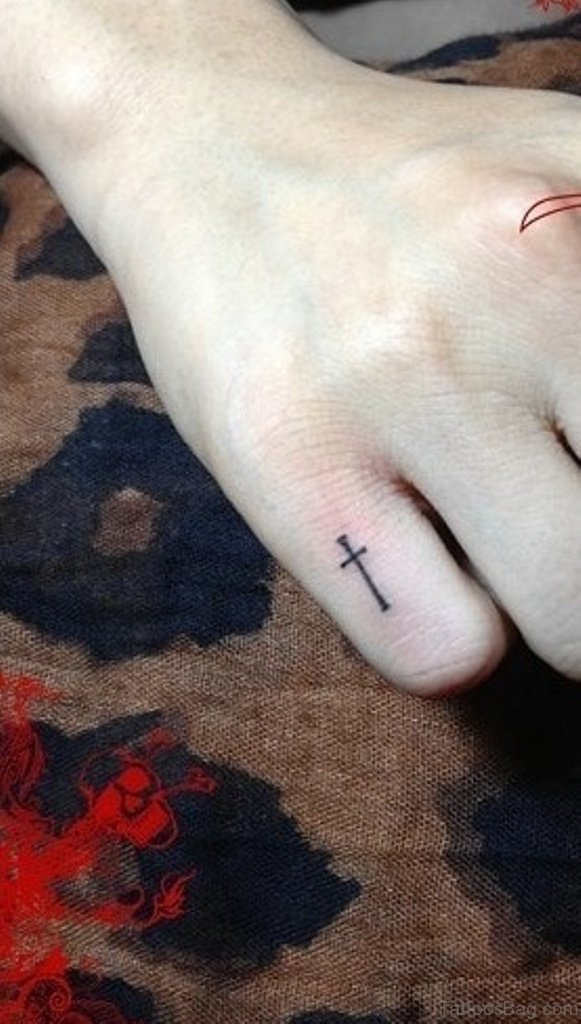 49 Creative Cross Tattoos On Fingers Tattoo Designs Tattoosbag Com