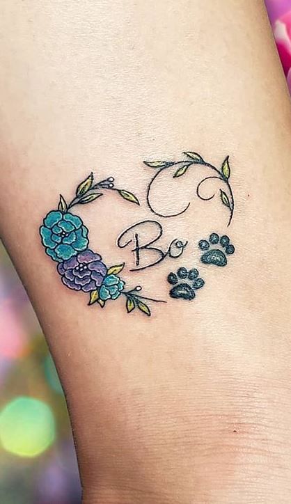 50 Adorable Dog Paw Tattoos And Ideas To Pay Homage To Your Furry