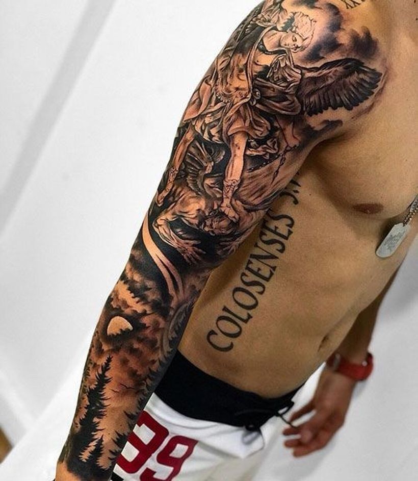 50 Amazing Half Sleeve Tattoos For Men Half Sleeve Tattoos For Guys