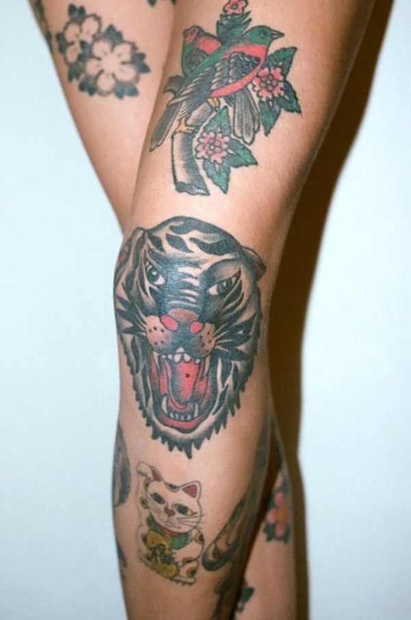 50 Amazing Knee Tattoo Design Ideas