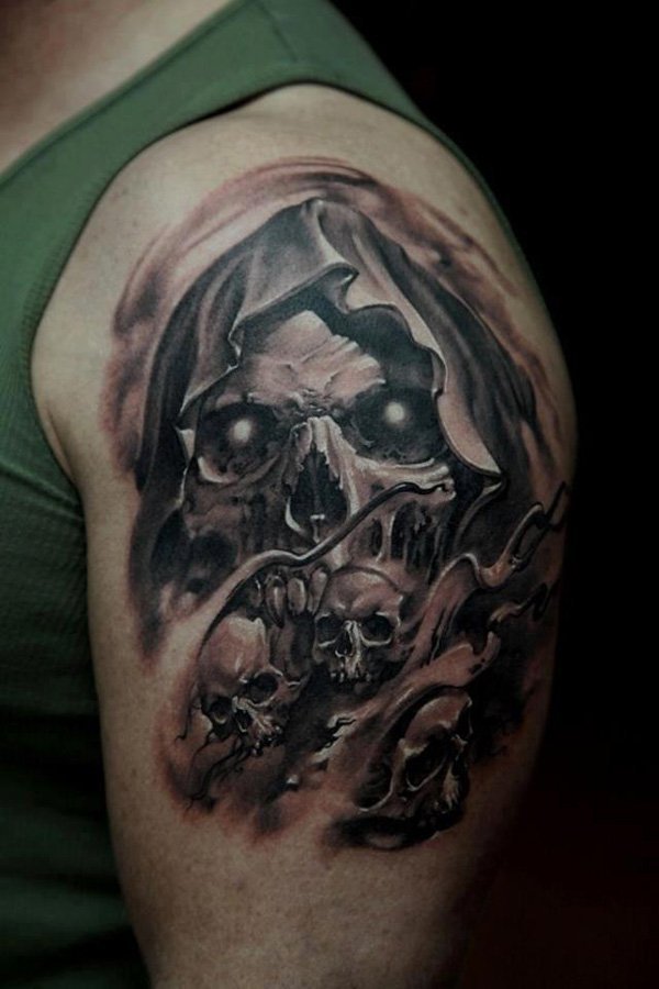 50 Awesome Skull Tattoo Designs The Xerxes