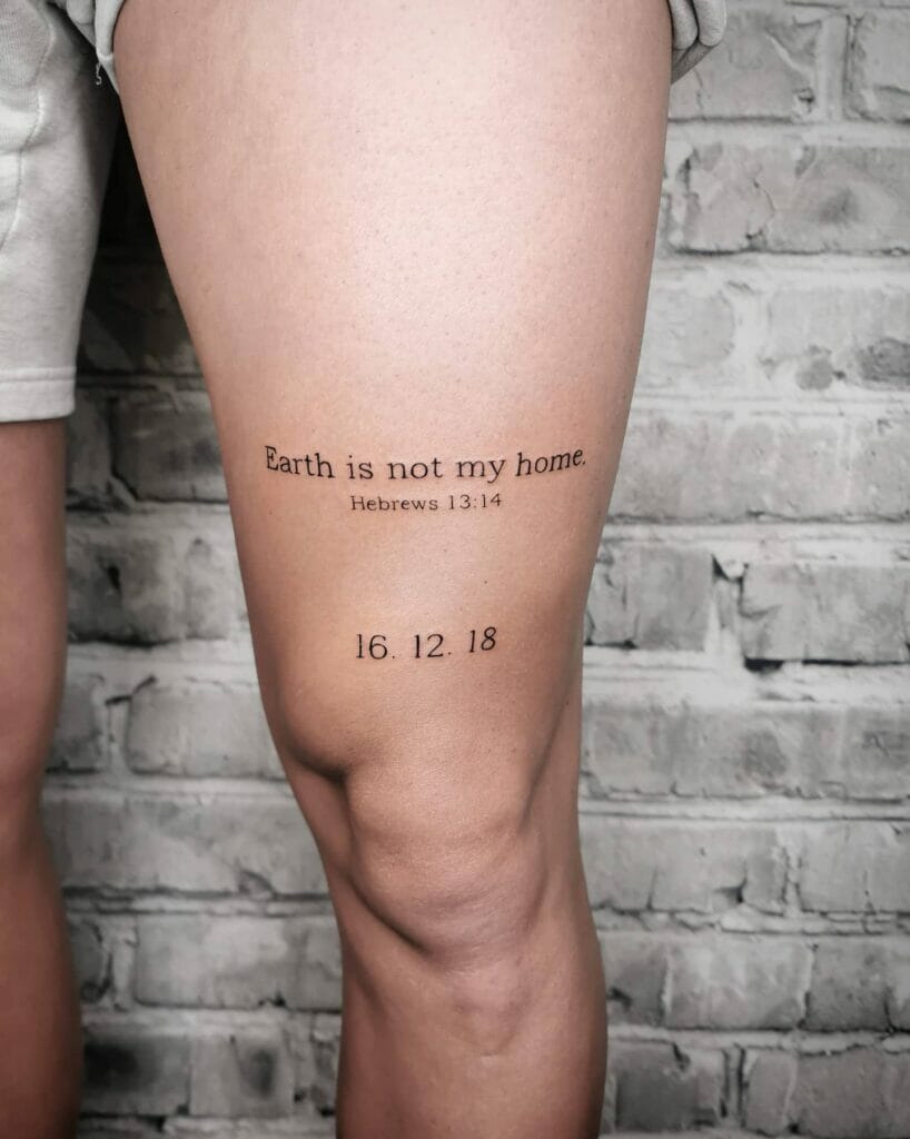 50 Best Bible Verse Tattoos For Men 2023 Religious Quotes