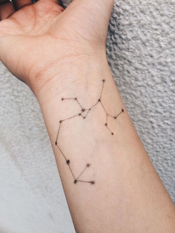 50 Best Orion Constellation Tattoo Designs 2023 Hunter Belt Nebula