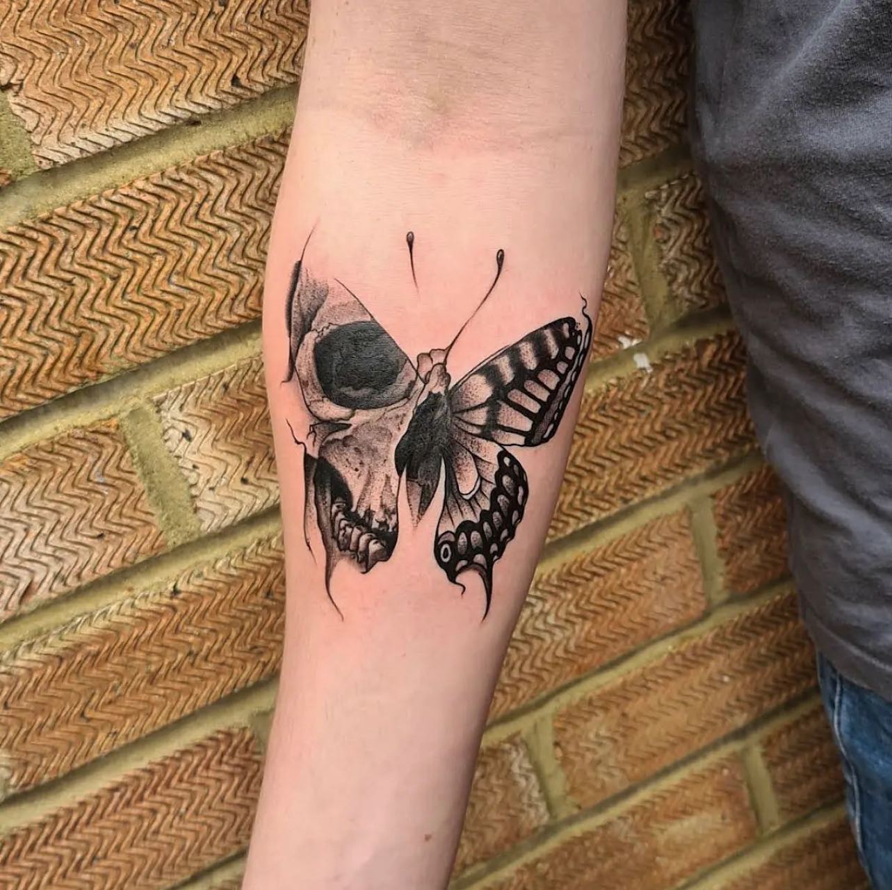 50 Butterfly Skull Tattoo Ideas Neartattoos