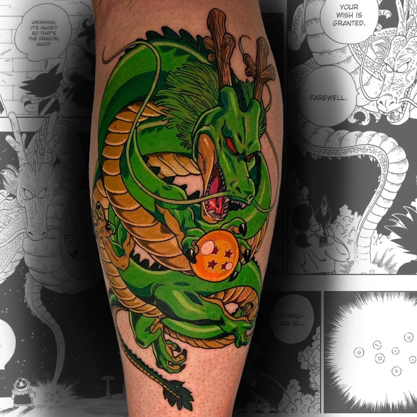 50 Dragon Ball Tattoo Designs And Meanings In 2021 Dragon Ball