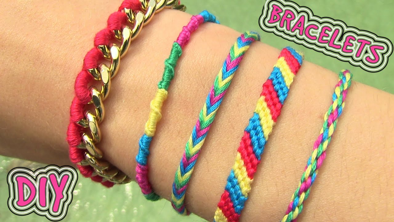 50 Easy Diy Friendship Bracelets How To Make Step By Step