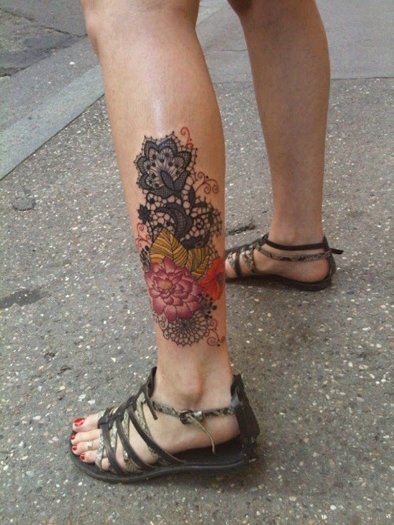 50 Elegant Flowers Tattoos On Leg Tattoo Designs Tattoosbag Com